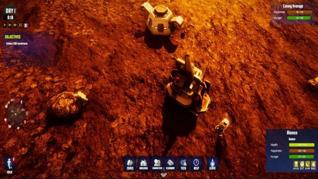 Colonization Simulator Game Screenshot