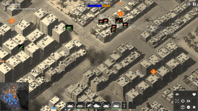 Command and control game screenshot