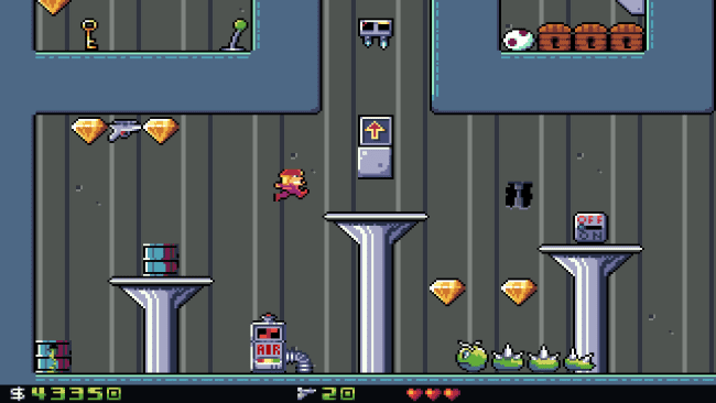 Captura de pantalla del juego Crystal Caves HD