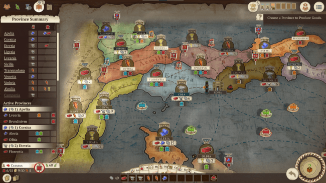 Concordia: Digital Edition Game Screenshot