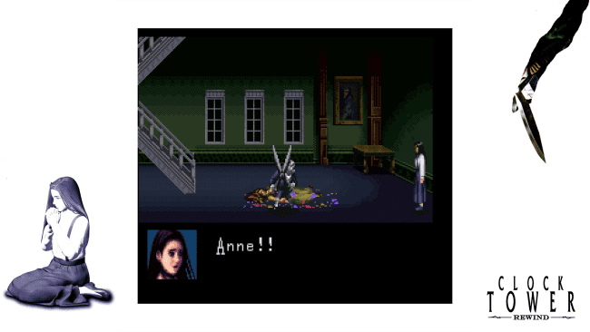 Captura de tela do jogo Clock Tower: Rewind