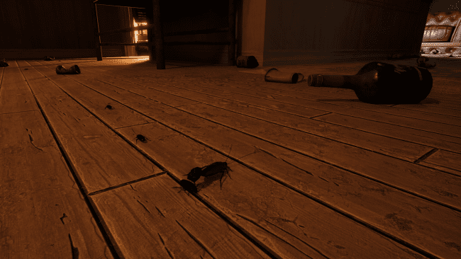 Captura de tela do jogo Cockroach Simulator Home Survivor