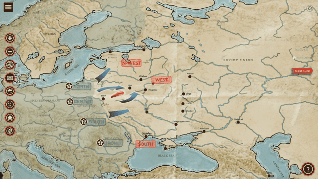 Chaudrons de guerre – Barbarossa PC Capture d'écran