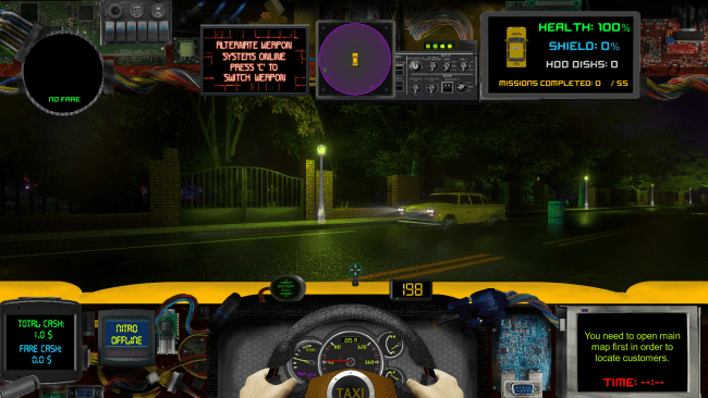 Captura de pantalla del juego Cybertaxi