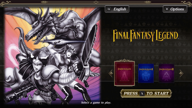 Captura de tela do PC FINAL FANTASY LEGEND SaGa COLLECTION