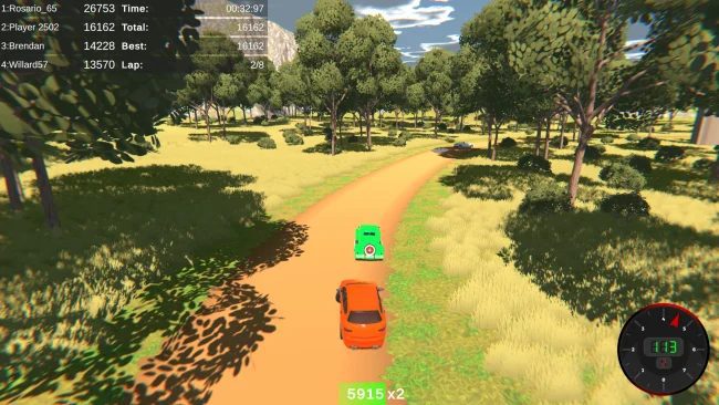 Captura de pantalla del juego Dangerous Drift