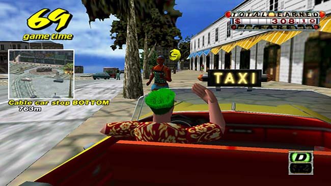 Crazy Taxi game screenshot