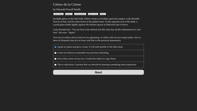 Creme de la Creme game screenshot