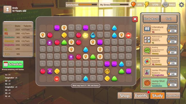 Capture d'écran du jeu des parents chinois