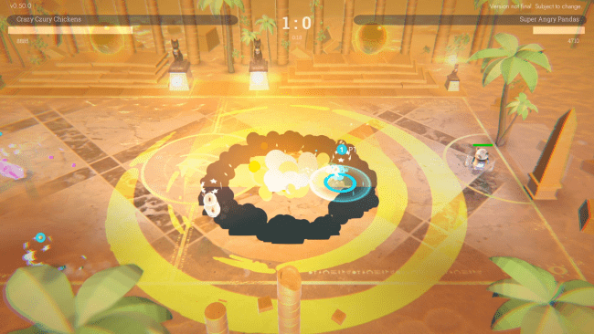 Captura de pantalla del juego Dash Cup Kickers