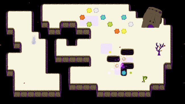 Captura de tela do jogo COSMIC HOLES