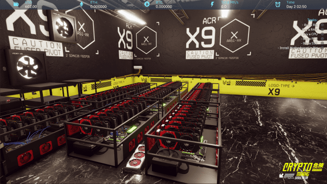 Crypto Mining Simulator Game Screenshot