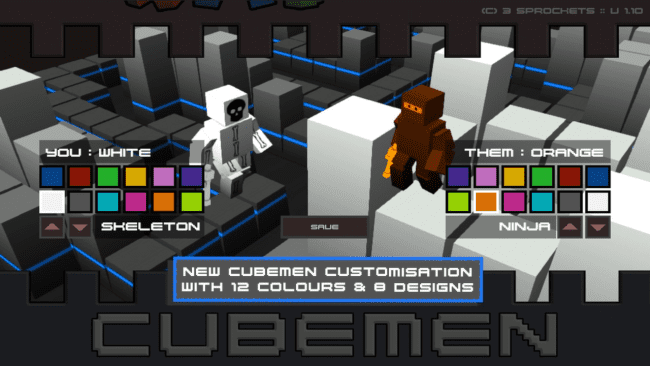 Cubemen game screenshot