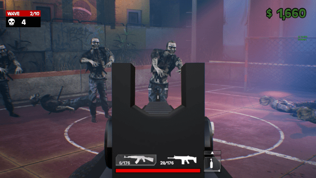 Captura de pantalla del juego Dead War Rise of Zombies