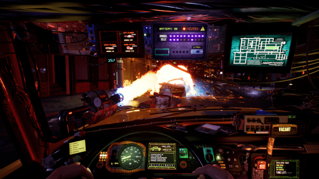 Cybertaxi: Lunatic Nights game screenshot
