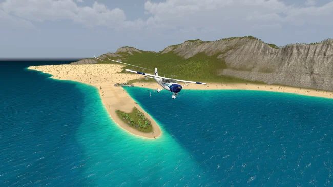 Capture d'écran du jeu Coastline Flight Simulator