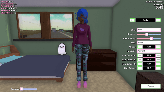 Daigaku Gurashi game screenshot