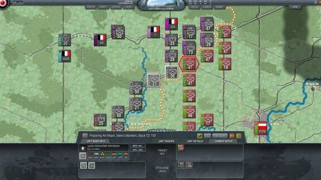 Campañas decisivas: Blitzkrieg de Varsovia a París Captura de pantalla del juego