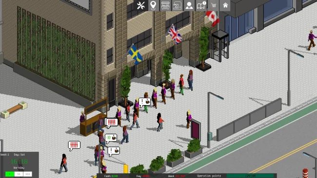 Capture d'écran du jeu CoffeeBiz Tycoon