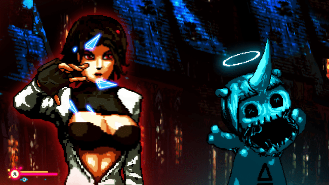 Captura de pantalla del juego Demoniaca: Eternal Night