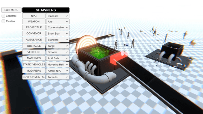 Captura de pantalla del juego Destruction Dummies