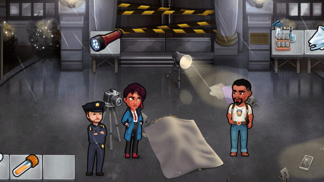 Detective Jackie: captura de pantalla del juego Mystic Case