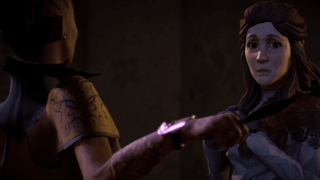 Dança da Morte: Captura de tela do jogo de Du Lac e Fey