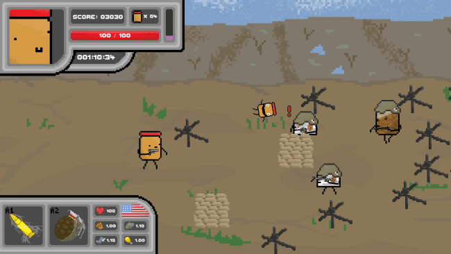 Captura de pantalla del juego Die Erdnussbutter