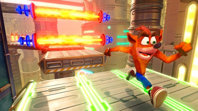 Capture d'écran du jeu Crash Bandicoot N. Sane Trilogy