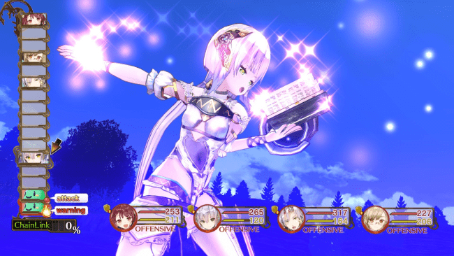 Screenshot of the game Atelier Sophie: The Alchemist of the Mysterious Book DX