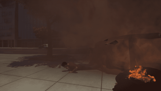 Capture d'écran du jeu CRASH TEST IDIOT