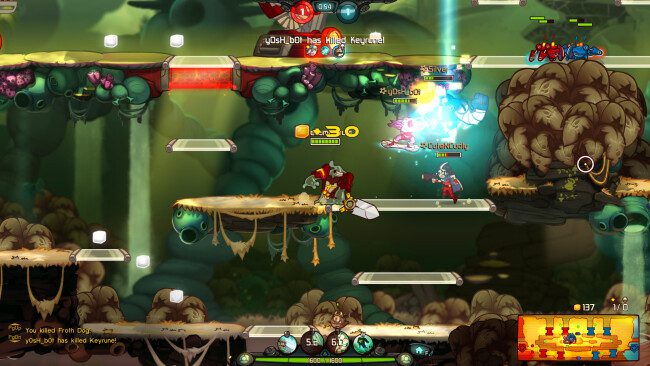 Awesomenauts game screenshot
