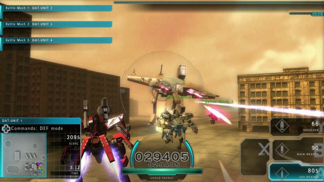 Captura de pantalla del juego ASSAULT GUNNERS HD EDITION
