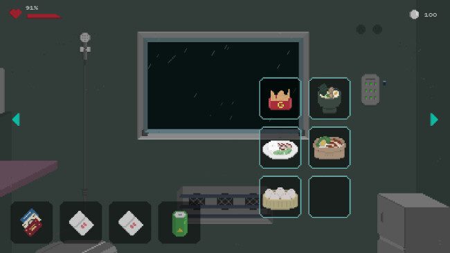 Booth - distopik macera oyunundan bir ekran görüntüsü