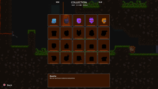 Captura de tela do jogo de Carestia