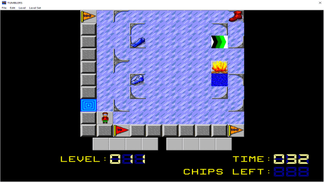 Chip's Challenge oyunu ekran görüntüsü