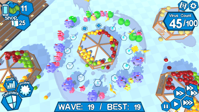 CovidKawaii ! Capture d'écran du jeu