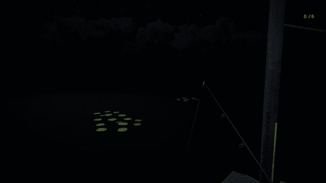 Capture d'écran du jeu de pêche effrayant