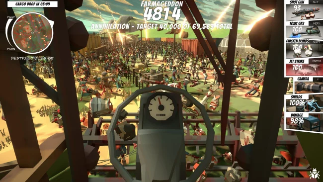 Captura de pantalla del juego Million Zombies