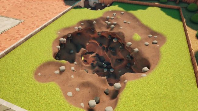 A game about digging a hole Game screenshot