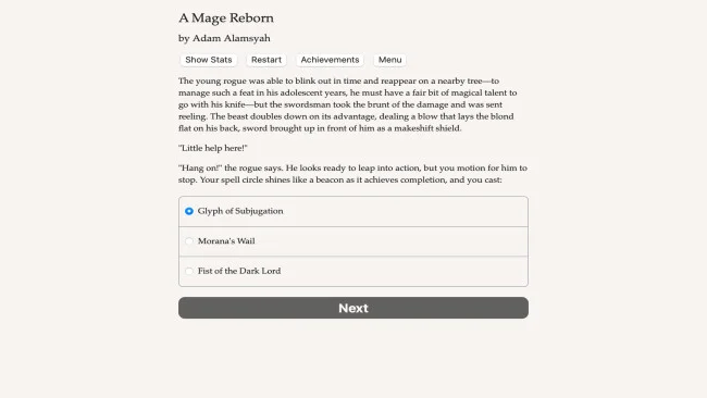 Captura de pantalla de Un mago renacido para PC