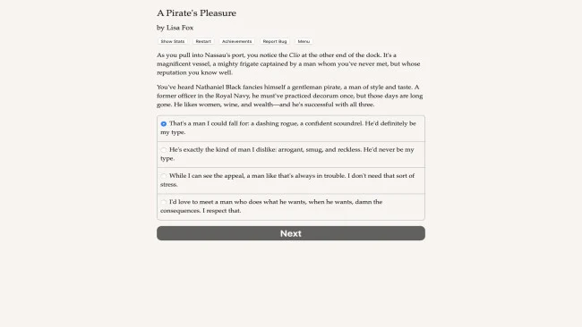 Captura de tela do jogo A Pirate's Joy