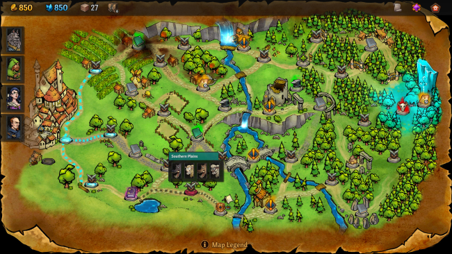 Screenshot of the game Through the Obelisk