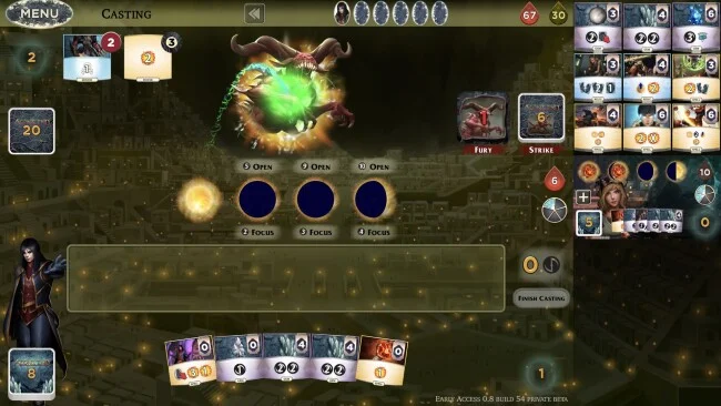 Captura de tela do PC do fim de Aeon