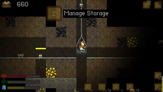 Capture d'écran du jeu sur terre