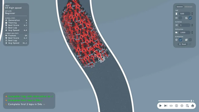 IA aprende a potencializar o jogo Captura de tela