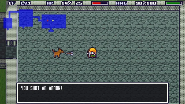 Captura de pantalla del juego Alchemic Dungeons DX