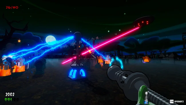 Captura de pantalla del juego de Aliens vs.Ghosts