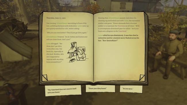 Siperlerde Her Şey Sessiz oyununun ekran görüntüsü