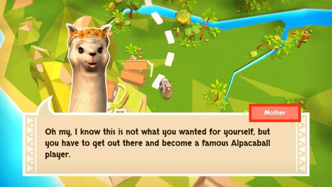 Alpaca Ball: Captura de pantalla del juego Allstars